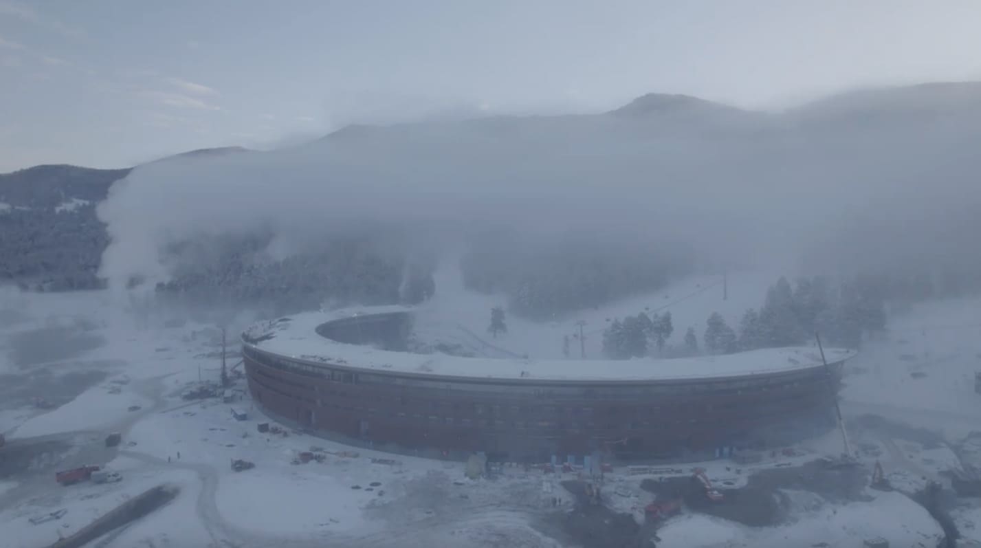 Аэросъёмка строительства