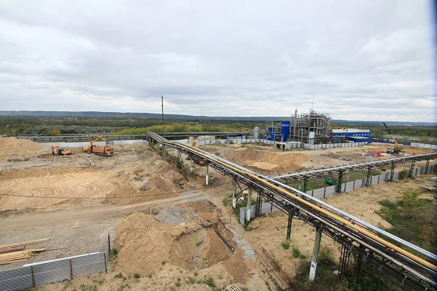 Таймлапс съемка строительства производства