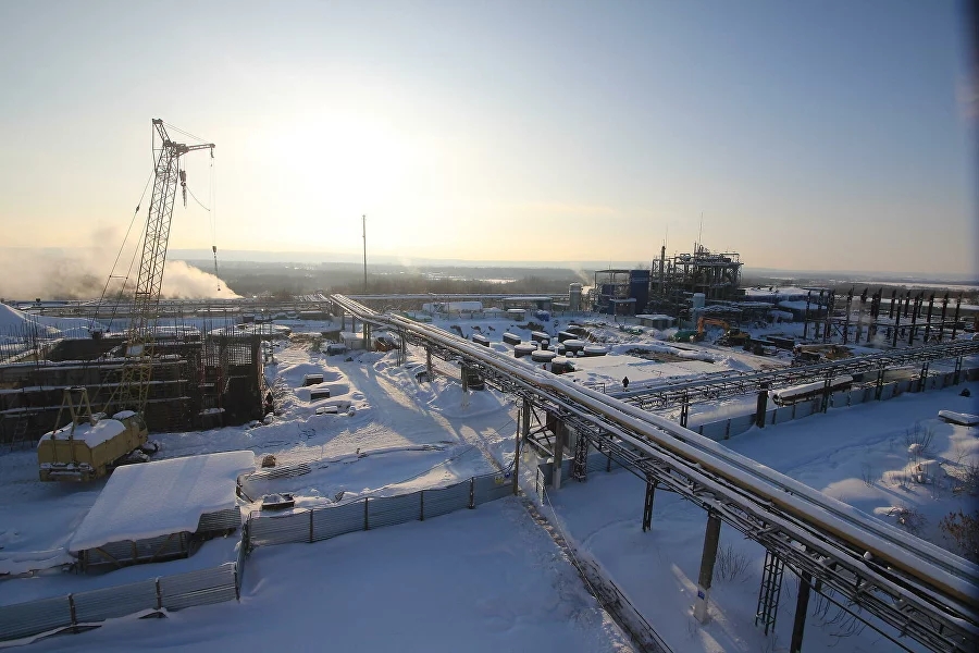 Таймлапс съемка строительства производства