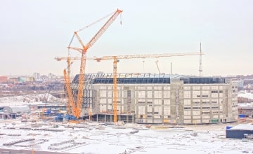 Видеонаблюдение на стройке