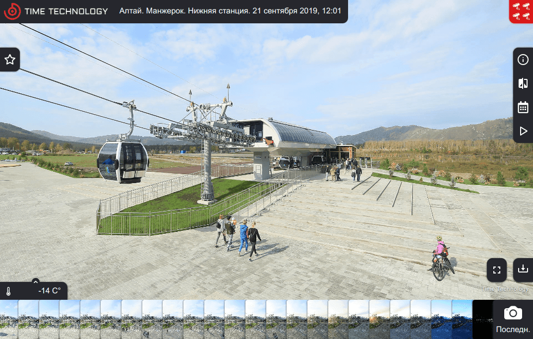 Таймлапс виджет Манжерок