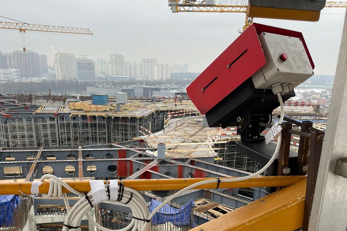 Таймлапс камера на строительной площадке