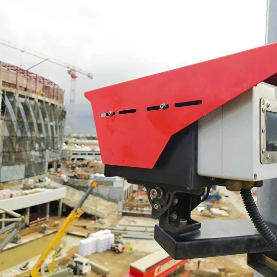 Таймлпапс-камера снимает этап строительства