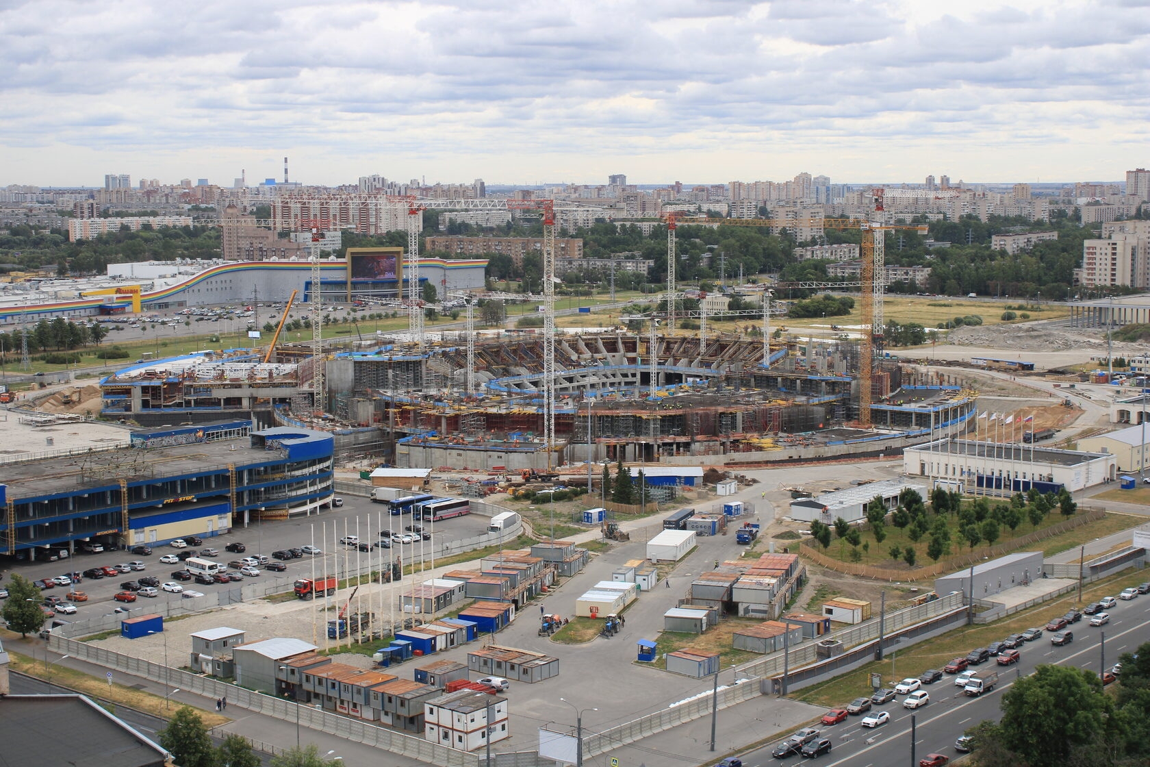 Строительство "СКА АРЕНЫ" в Санкт-Петербурге