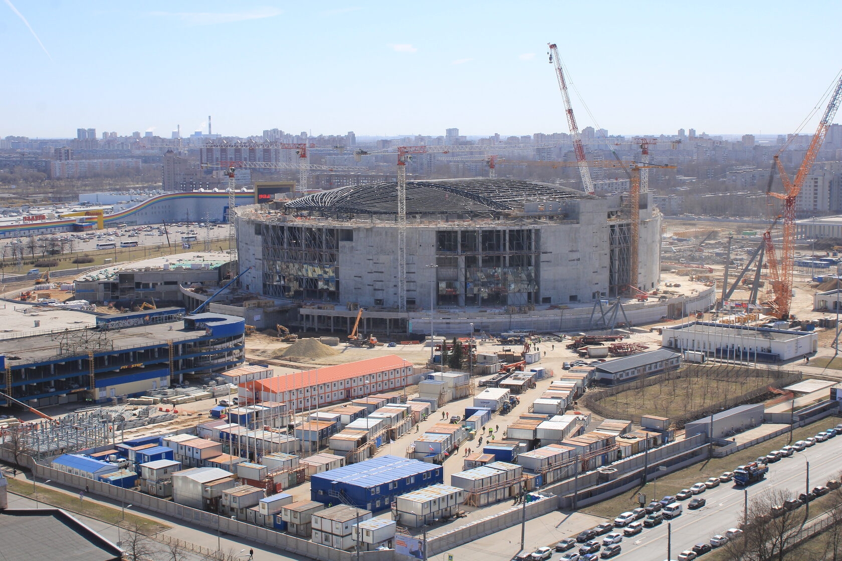 Строительство "СКА АРЕНЫ" в Санкт-Петербурге