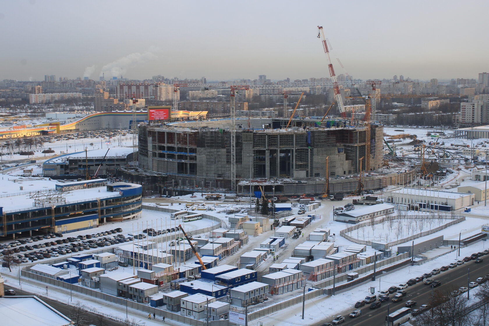 Строительство "СКА АРЕНЫ" в Санкт-Петербурге