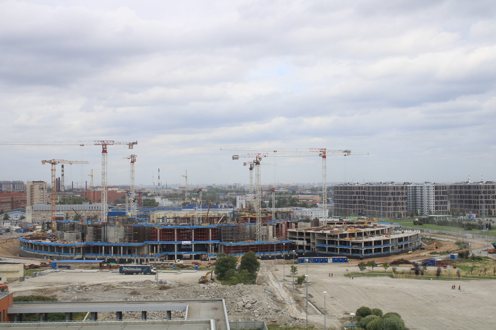 Летнее строительство "СКА АРЕНЫ" в Санкт-Петербурге