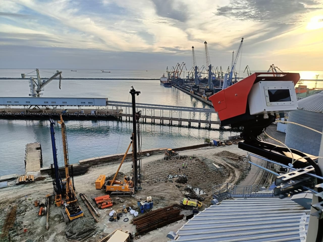 Таймлапс строительства порта