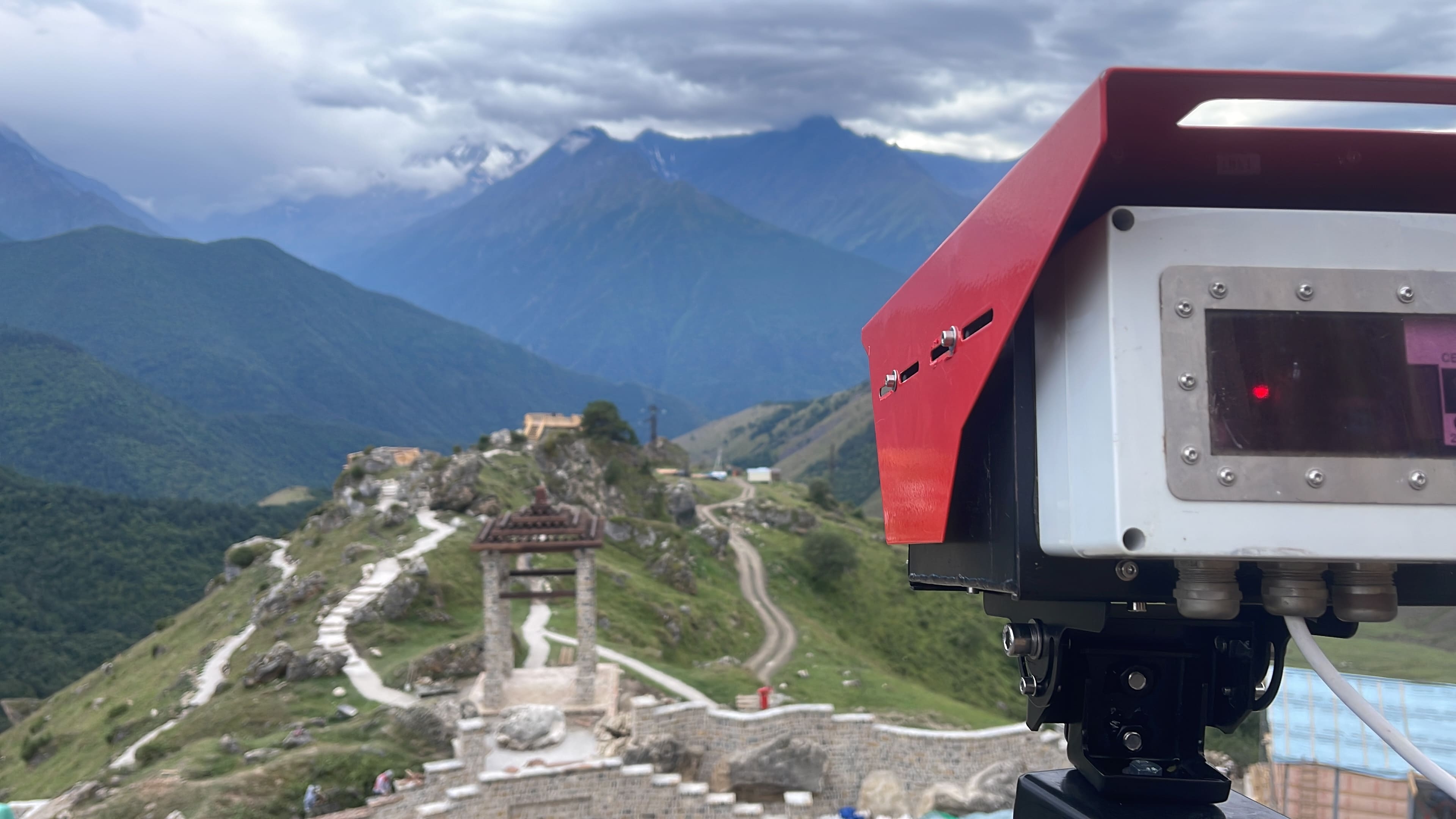 Таймлапс камера на строительном участке